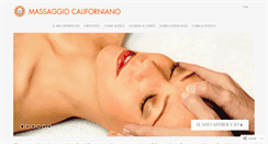 Desktop Screenshot of massaggiocaliforniano.net