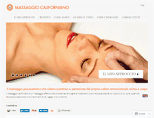Tablet Screenshot of massaggiocaliforniano.net